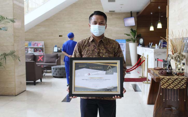 SOLOPOS.COM - Penghargaan Best Brand Innovation Hotel Berbintang dari SBBI tahun 2021. (Istimewa)